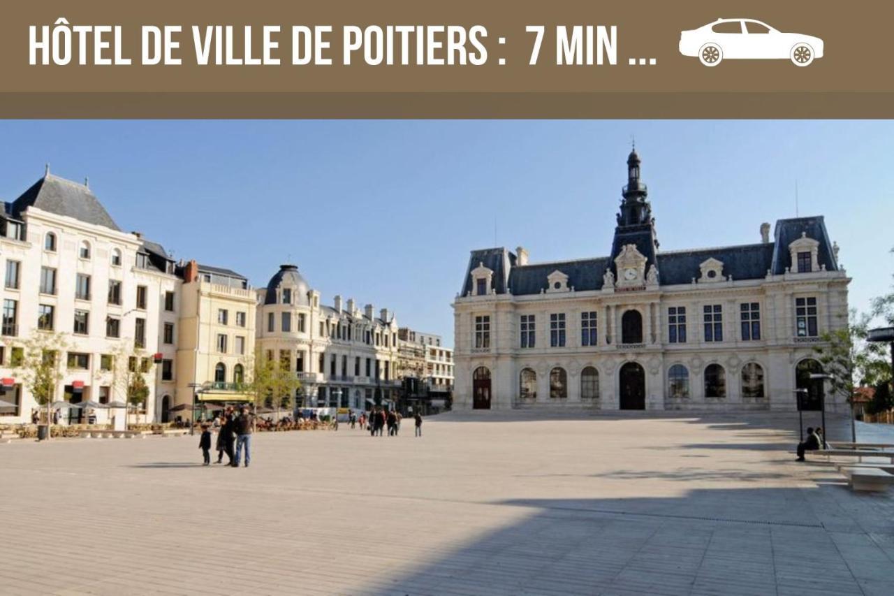 Bellejoie - Appartement T3- Poitiers Sud - Direct Futuroscope - Parking Et Wifi Gratuit Εξωτερικό φωτογραφία