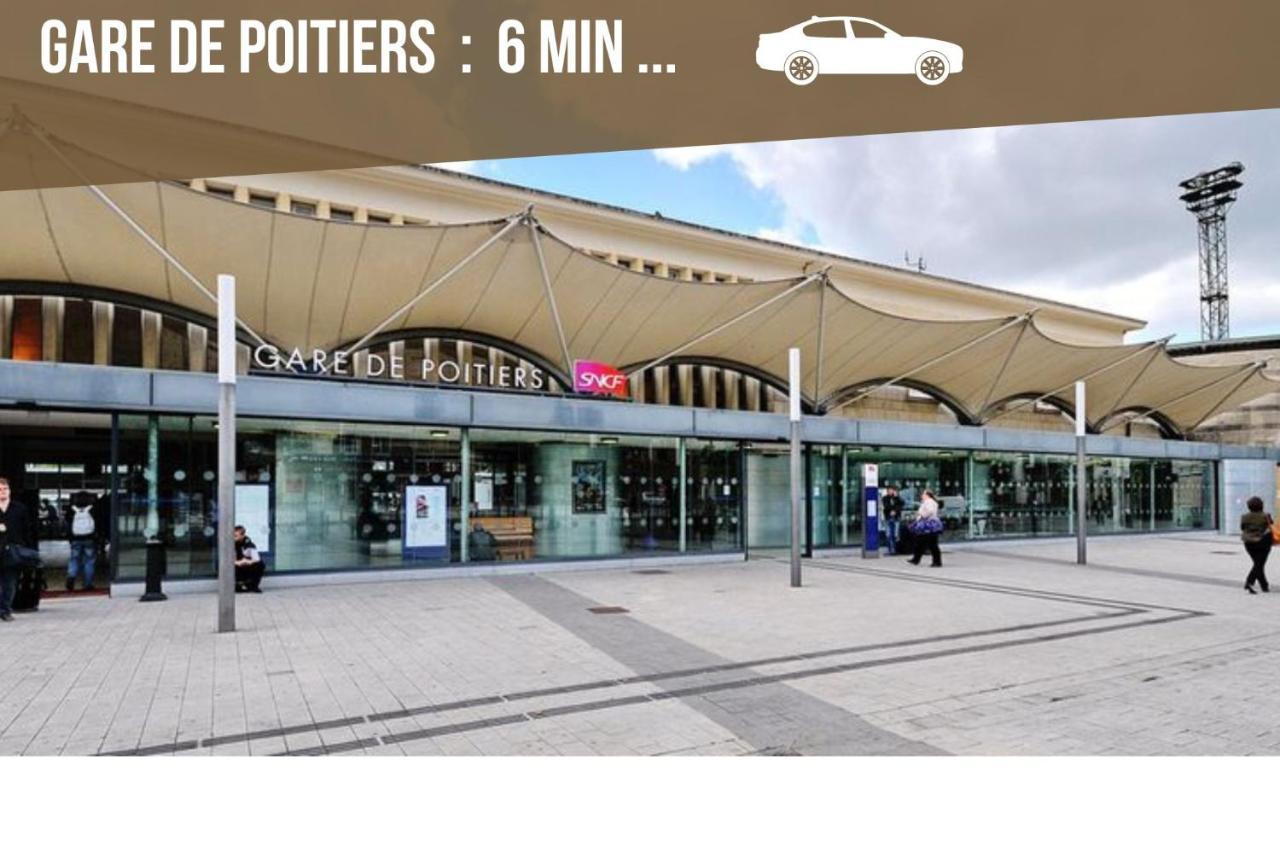 Bellejoie - Appartement T3- Poitiers Sud - Direct Futuroscope - Parking Et Wifi Gratuit Εξωτερικό φωτογραφία